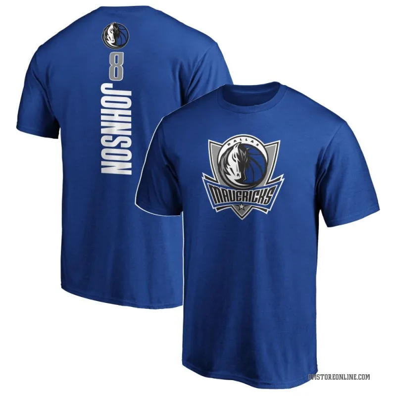 AJ Johnson Men's Royal Dallas Mavericks Backer T-Shirt