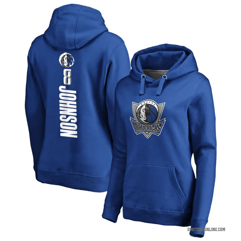AJ Johnson Women's Royal Dallas Mavericks Branded Backer Pullover Hoodie