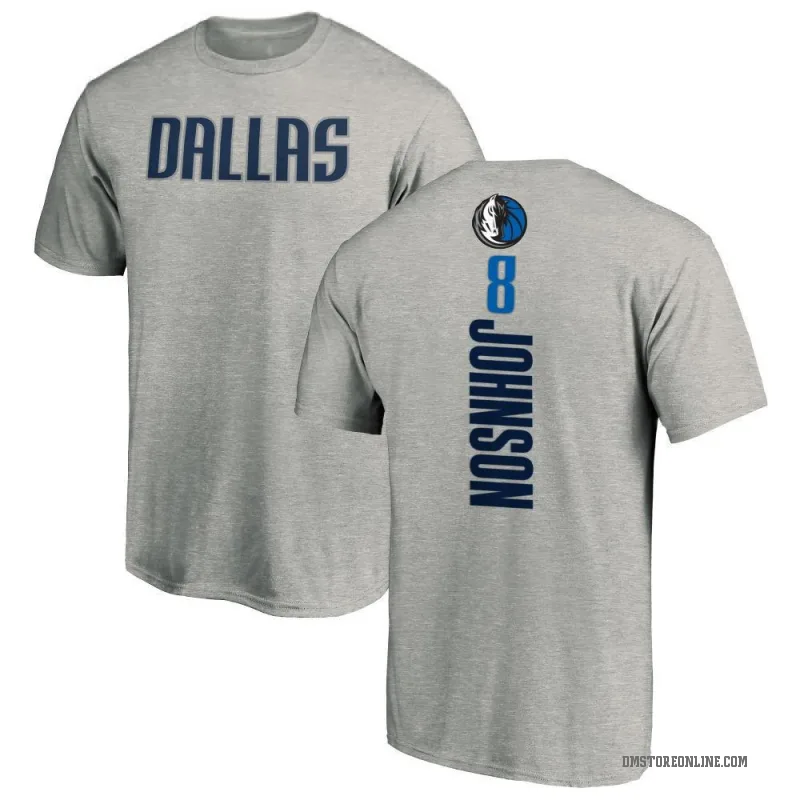 AJ Johnson Youth Dallas Mavericks Ash Backer T-Shirt
