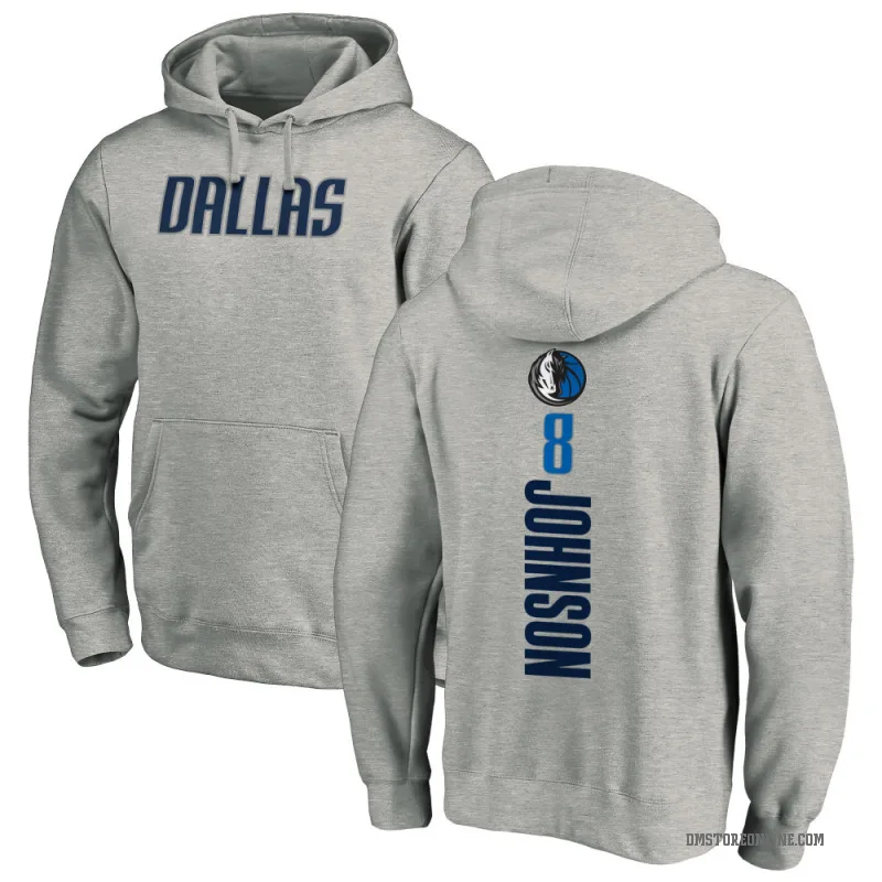 AJ Johnson Youth Dallas Mavericks Branded Ash Backer Pullover Hoodie