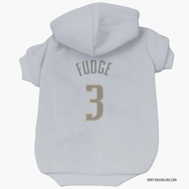 Alex Fudge  White Dallas Mavericks  Gray Cat & Dog Pet Hoodie