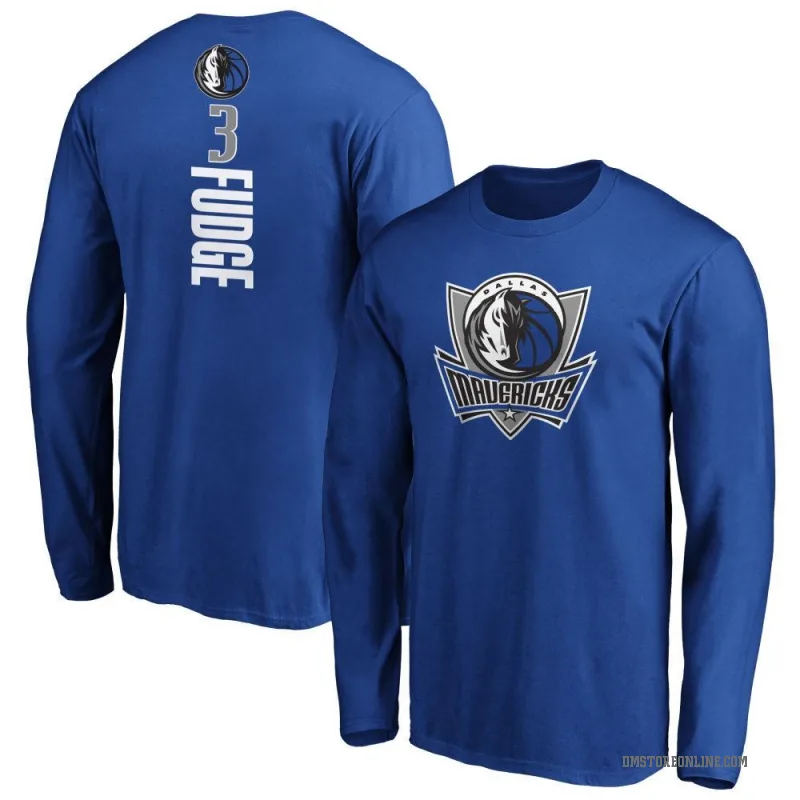 Alex Fudge Youth Royal Dallas Mavericks Backer Long Sleeve T-Shirt