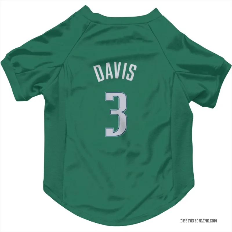Anthony Davis  Green Dallas Mavericks  Cat & Dog Pet Jersey