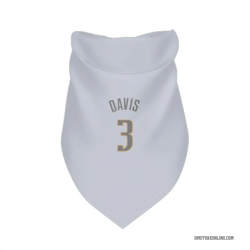 Anthony Davis  White Dallas Mavericks  Gray Cat & Dog Pet Bandana