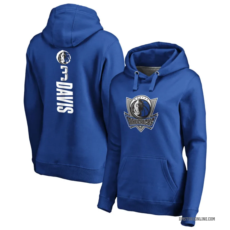 Anthony Davis Women's Royal Dallas Mavericks Branded Backer Pullover Hoodie