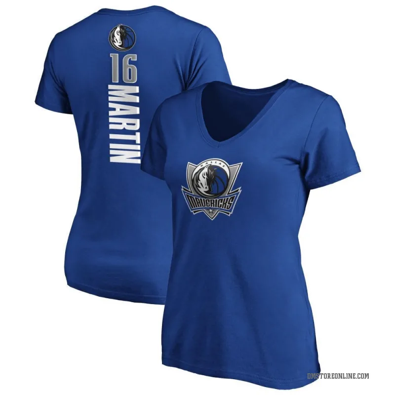 Caleb Martin Women's Royal Dallas Mavericks Backer T-Shirt