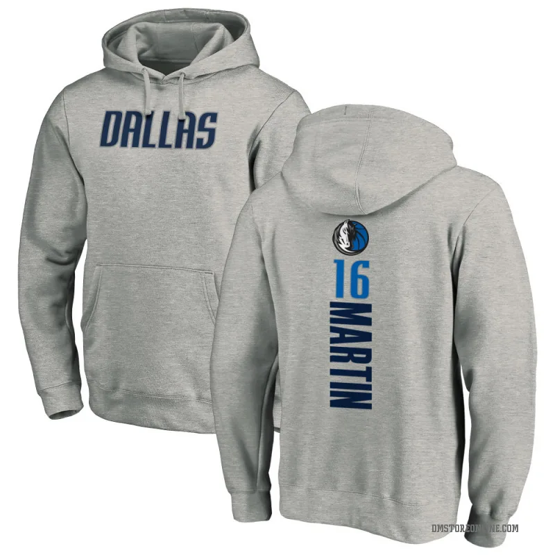 Caleb Martin Youth Dallas Mavericks Branded Ash Backer Pullover Hoodie