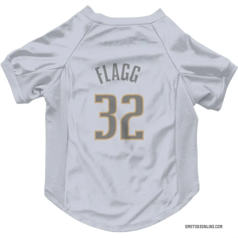 Cooper Flagg White Dallas Mavericks Gray Cat & Dog Pet Jersey