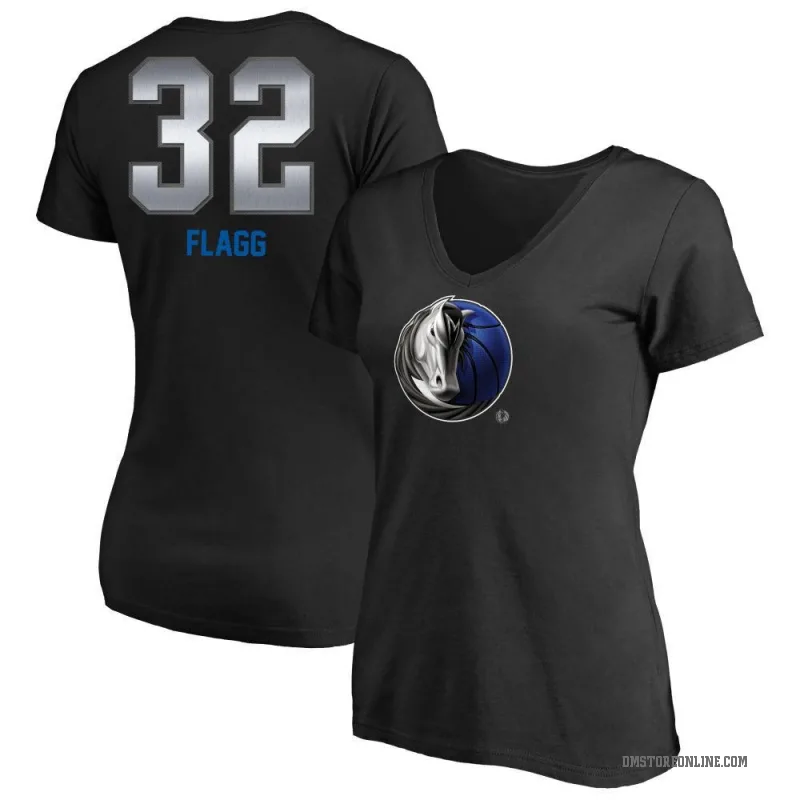 Cooper Flagg Women's Black Dallas Mavericks Midnight Mascot T-Shirt