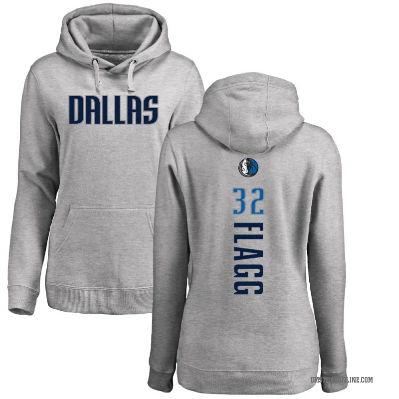 Cooper Flagg Women's Dallas Mavericks Branded Ash Backer Pullover Hoodie