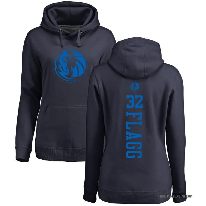 Cooper Flagg Women's Navy Dallas Mavericks Branded One Color Backer Pullover Hoodie