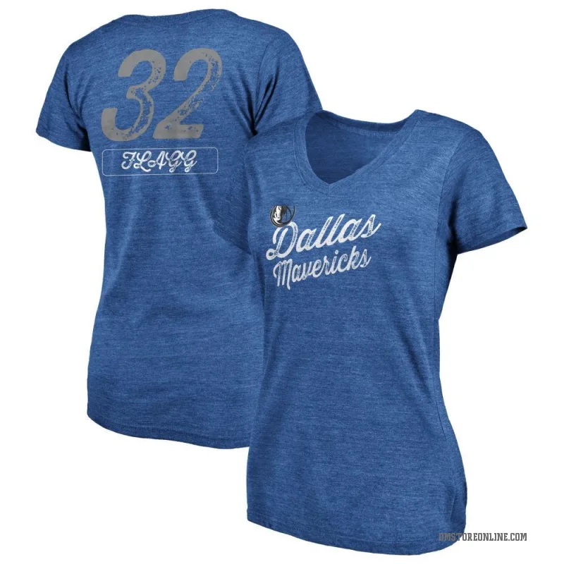 Cooper Flagg Women's Royal Dallas Mavericks Sideline V-Neck T-Shirt
