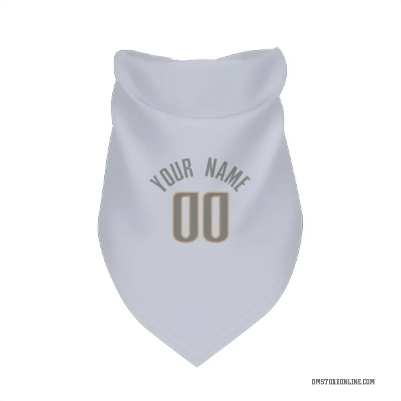 Custom  White Dallas Mavericks   Gray Cat & Dog Pet Bandana