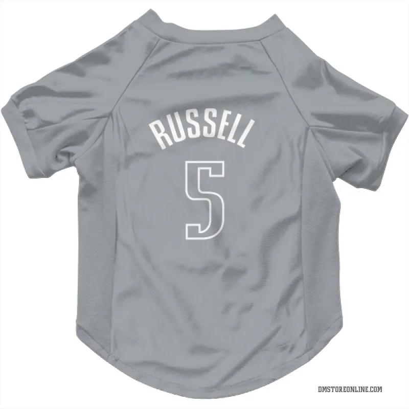 D'Angelo Russell  Blue Dallas Mavericks  Cat & Dog Pet Jersey