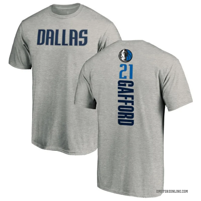 Daniel Gafford Youth Dallas Mavericks Ash Backer T-Shirt