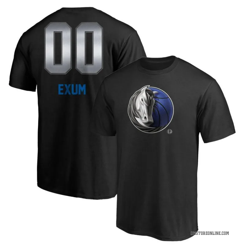 Dante Exum Youth Black Dallas Mavericks Midnight Mascot T-Shirt