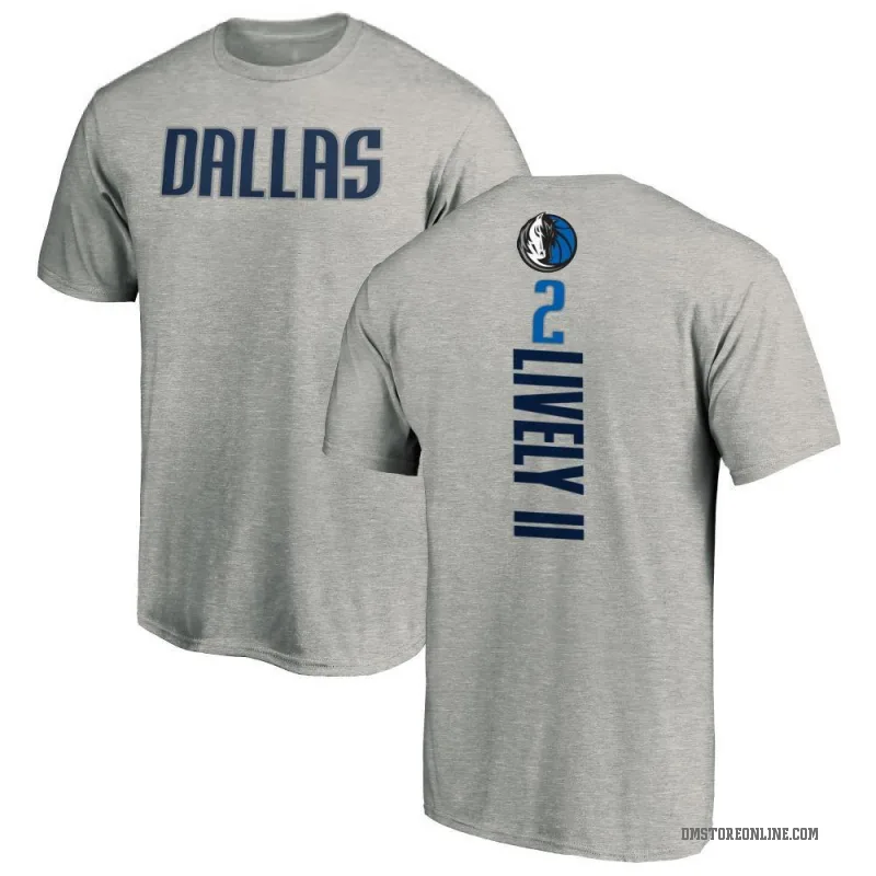 Dereck Lively II Youth Dallas Mavericks Ash Backer T-Shirt