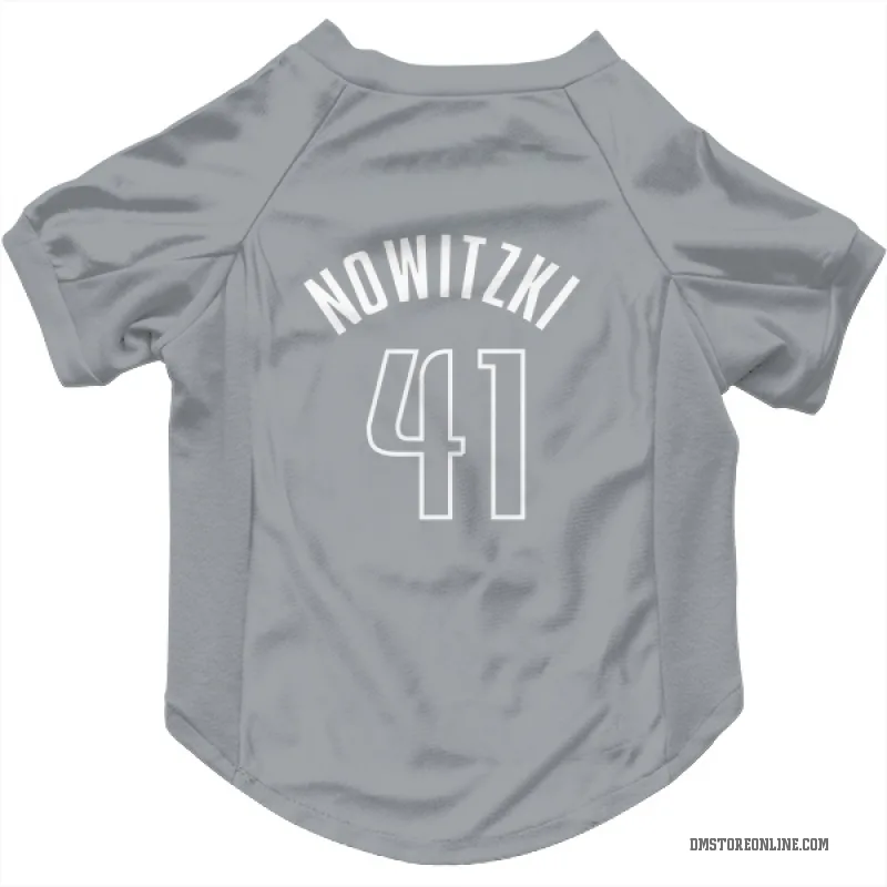 Dirk Nowitzki  Blue Dallas Mavericks  Cat & Dog Pet Jersey
