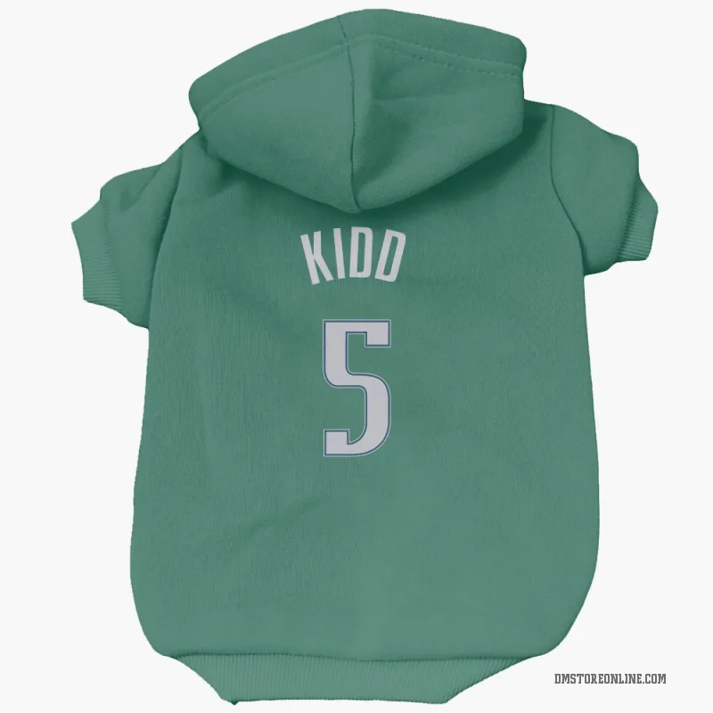Jason Kidd  Green Dallas Mavericks  Cat & Dog Pet Hoodie