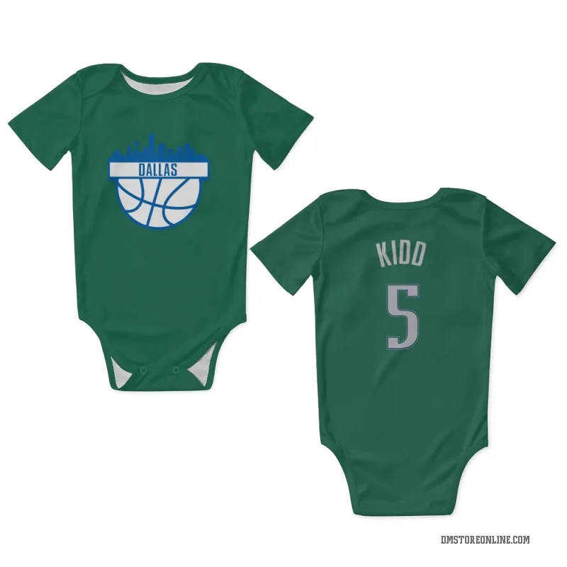 Jason Kidd  Green Dallas Mavericks  Newborn & Infant Bodysuit