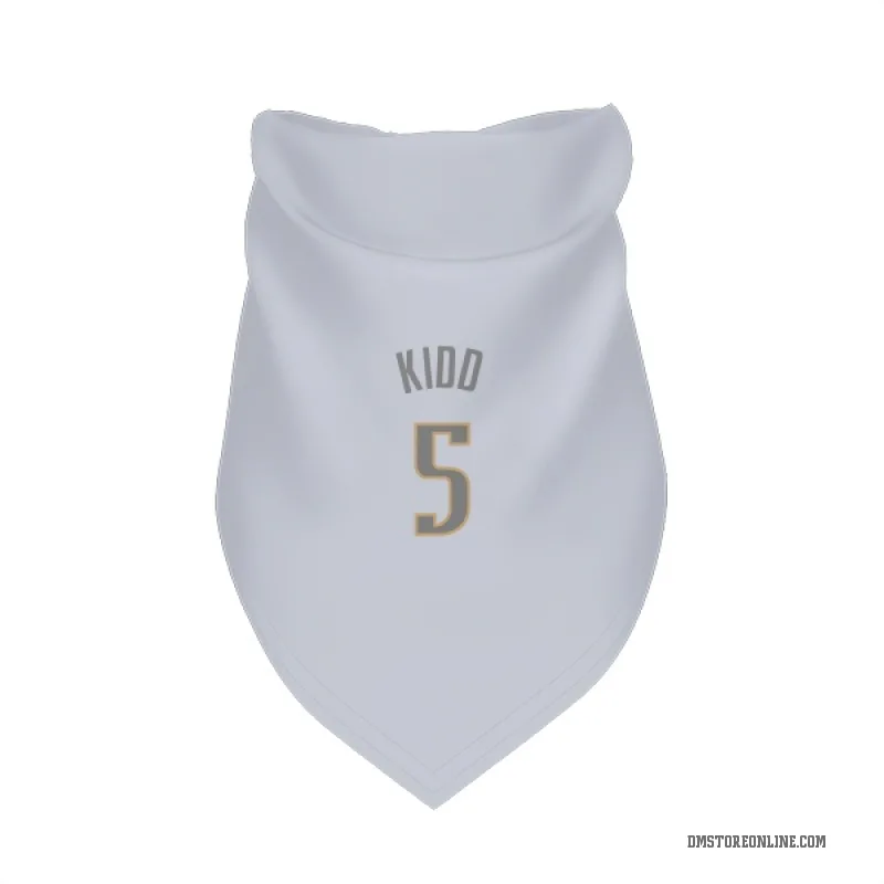 Jason Kidd  White Dallas Mavericks  Gray Cat & Dog Pet Bandana