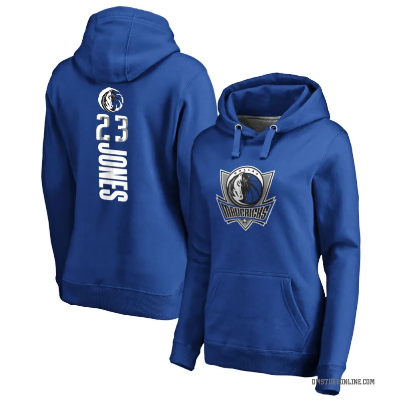 Kai Jones Women's Royal Dallas Mavericks Branded Backer Pullover Hoodie