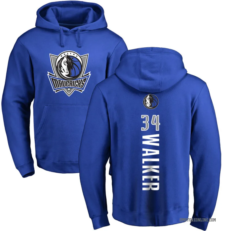 Kemba Walker Men's Royal Dallas Mavericks Branded Backer Pullover Hoodie