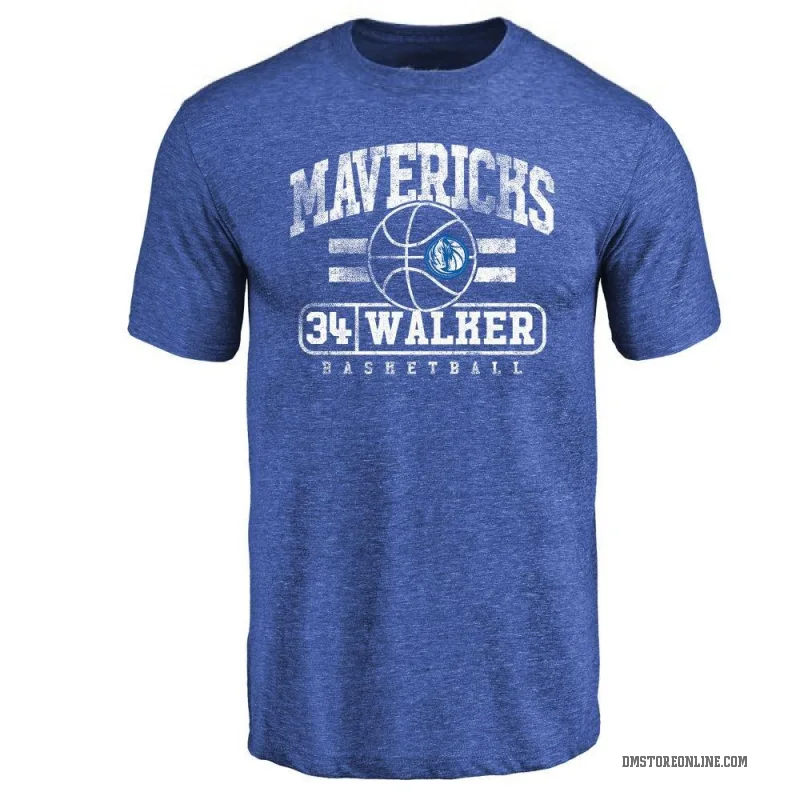 Kemba Walker Youth Royal Dallas Mavericks Baseline T-Shirt