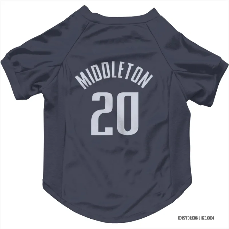 Khris Middleton  Navy Dallas Mavericks  Cat & Dog Pet Jersey