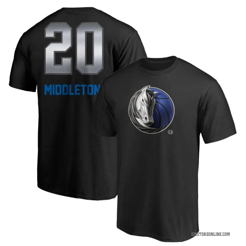 Khris Middleton Youth Black Dallas Mavericks Midnight Mascot T-Shirt