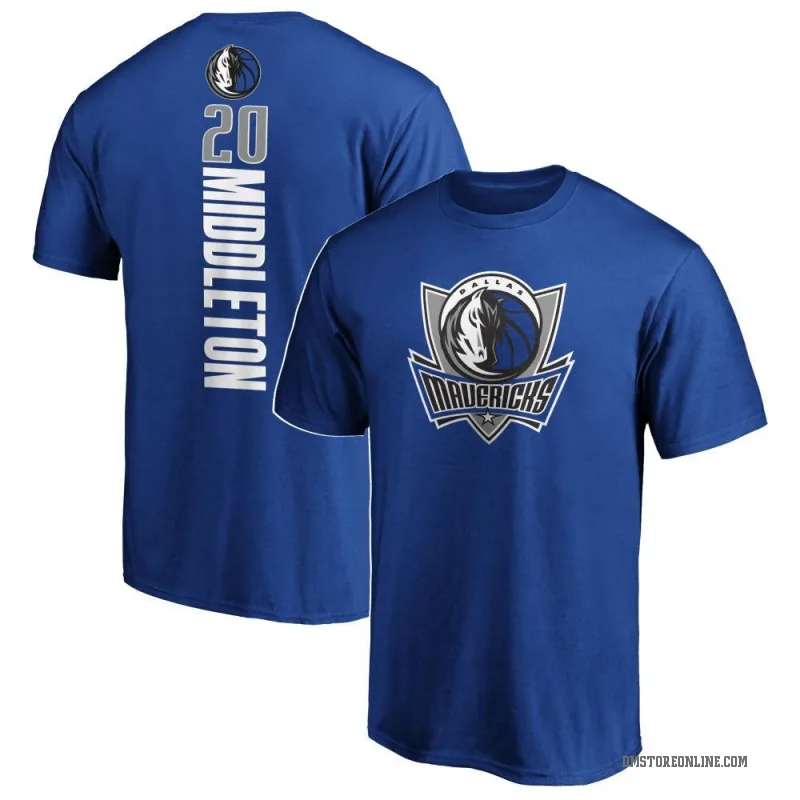 Khris Middleton Youth Royal Dallas Mavericks Backer T-Shirt