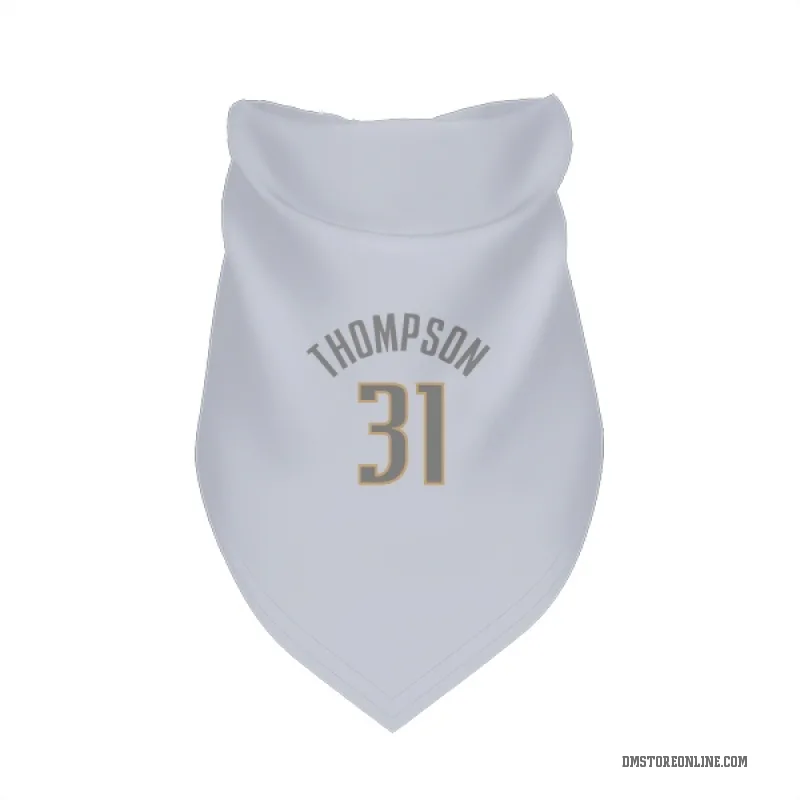 Klay Thompson  White Dallas Mavericks  Gray Cat & Dog Pet Bandana