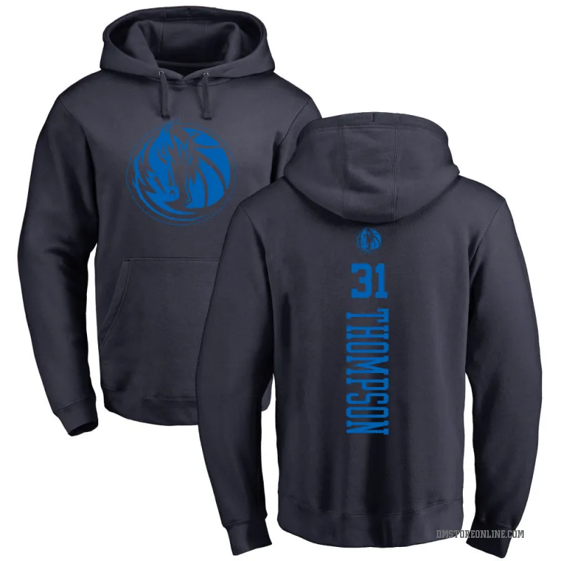 Klay Thompson Youth Navy Dallas Mavericks Branded One Color Backer Pullover Hoodie