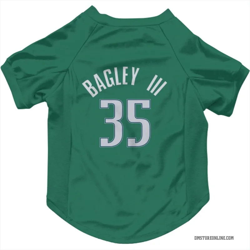 Marvin Bagley III  Green Dallas Mavericks  Cat & Dog Pet Jersey