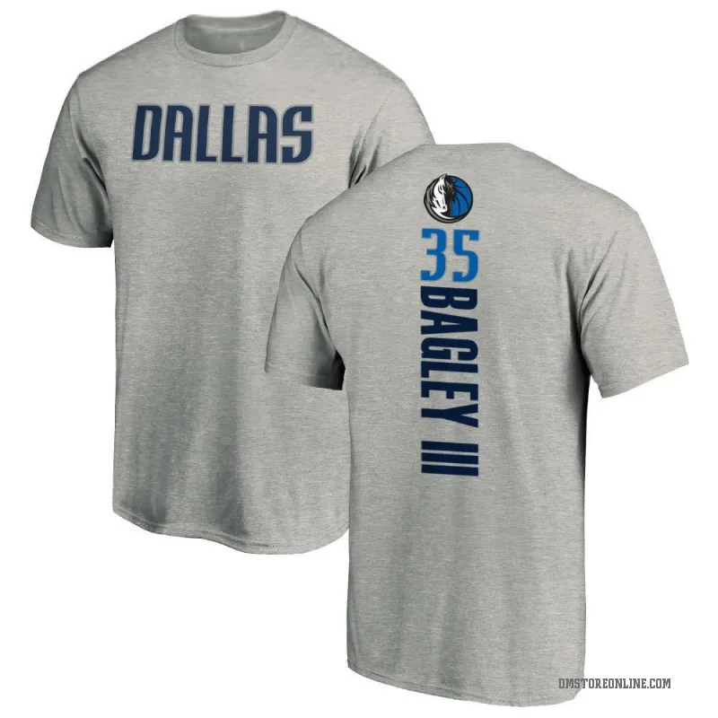 Marvin Bagley III Youth Dallas Mavericks Ash Backer T-Shirt