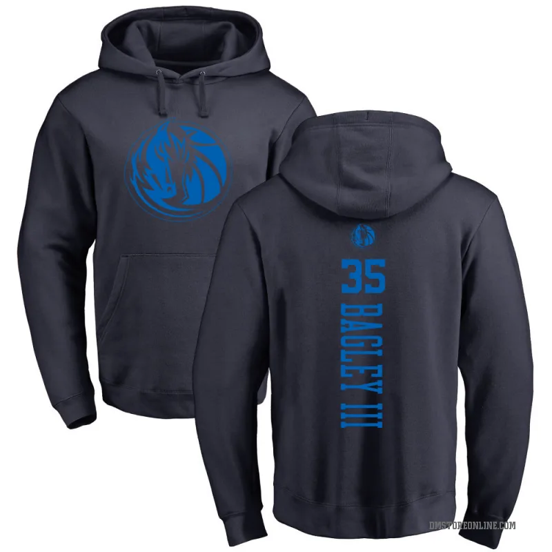 Marvin Bagley III Youth Navy Dallas Mavericks Branded One Color Backer Pullover Hoodie