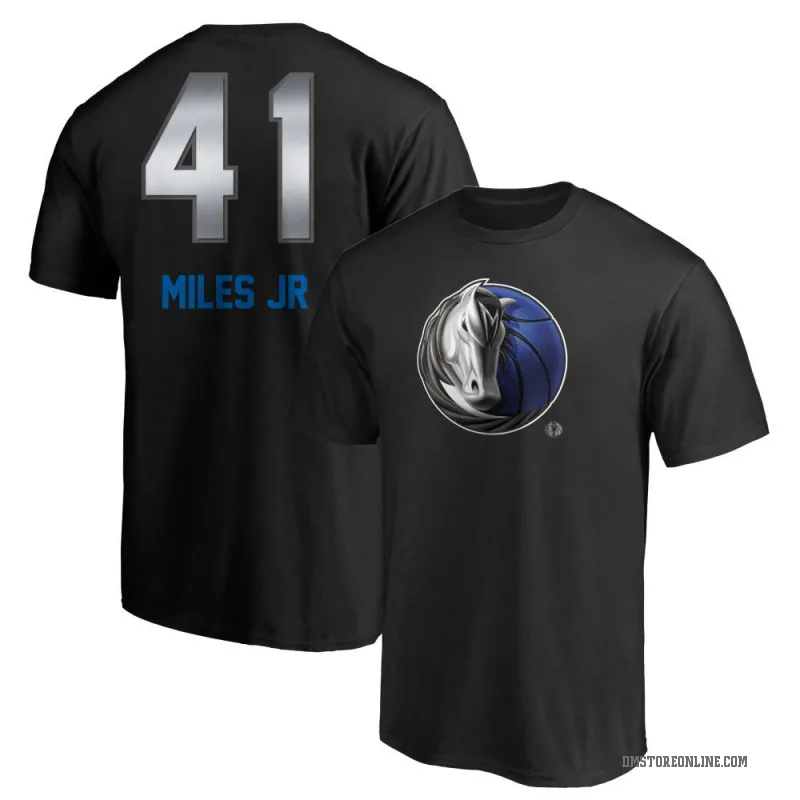 Mike Miles Jr. Youth Black Dallas Mavericks Midnight Mascot T-Shirt