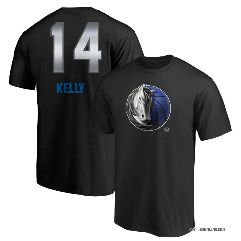 Miles Kelly Men's Black Dallas Mavericks Midnight Mascot T-Shirt