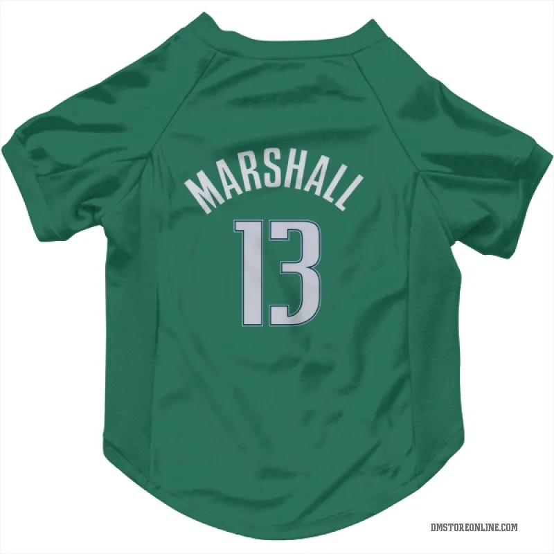 Naji Marshall  Green Dallas Mavericks  Cat & Dog Pet Jersey