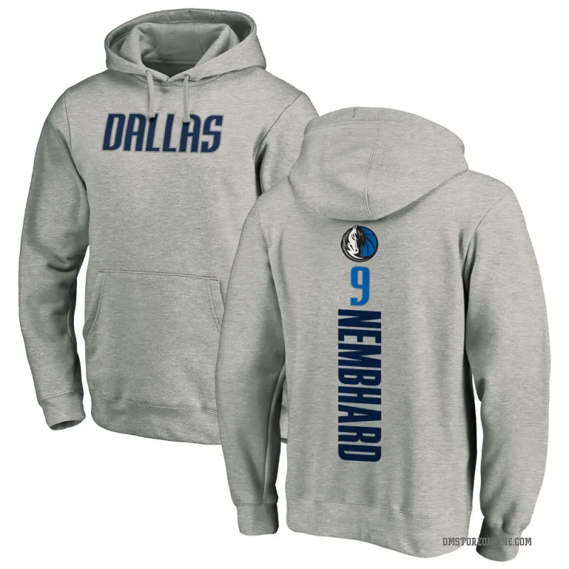 Ryan Nembhard Men's Dallas Mavericks Branded Ash Backer Pullover Hoodie