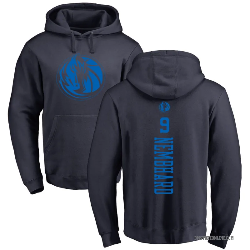 Ryan Nembhard Men's Navy Dallas Mavericks Branded One Color Backer Pullover Hoodie