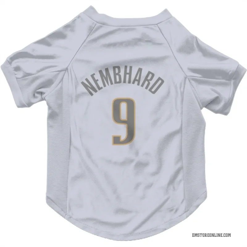 Ryan Nembhard  White Dallas Mavericks  Gray Cat & Dog Pet Jersey
