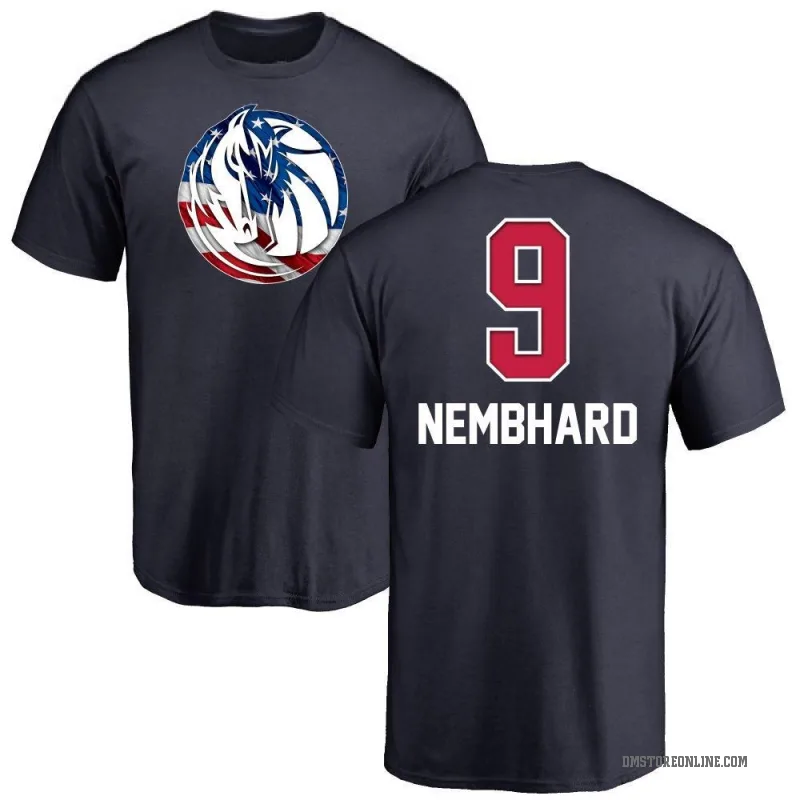 Ryan Nembhard Youth Navy Dallas Mavericks Name and Number Banner Wave T-Shirt