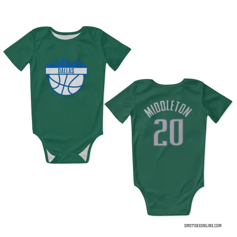 Tyler Smith  Green Dallas Mavericks  Newborn & Infant Bodysuit