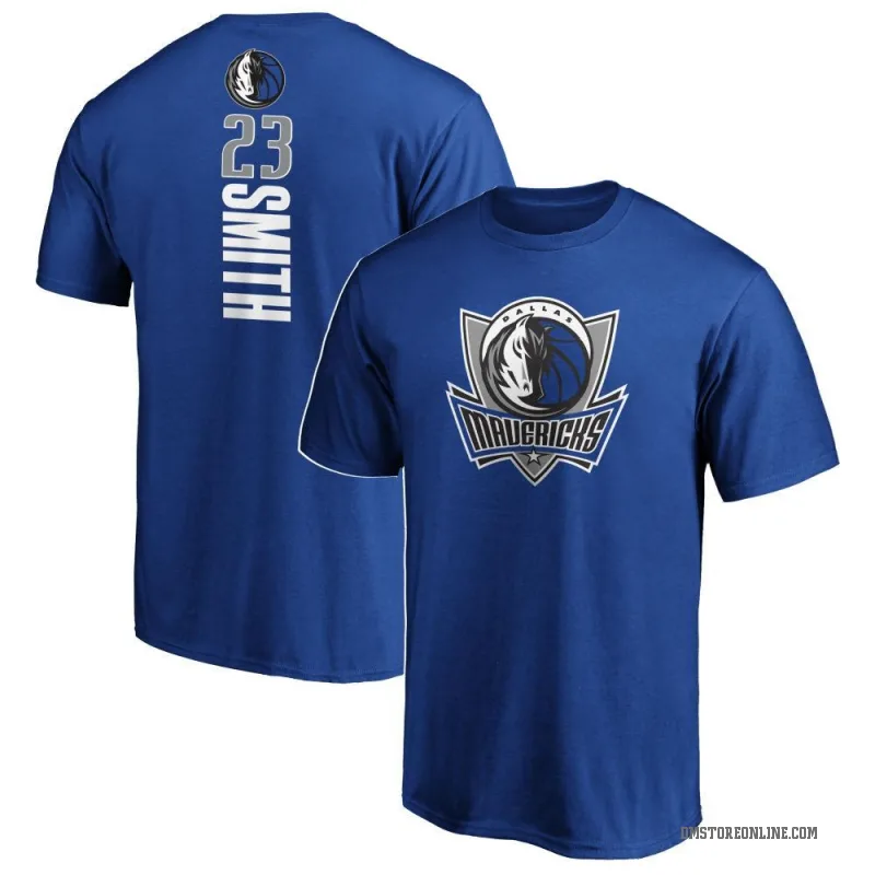 Tyler Smith Men's Royal Dallas Mavericks Backer T-Shirt