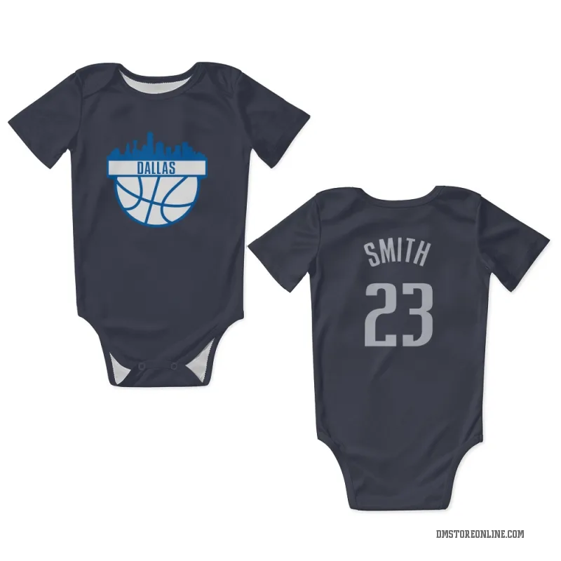 Tyler Smith  Navy Dallas Mavericks  Newborn & Infant Bodysuit