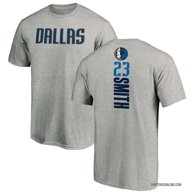 Tyler Smith Youth Dallas Mavericks Ash Backer T-Shirt